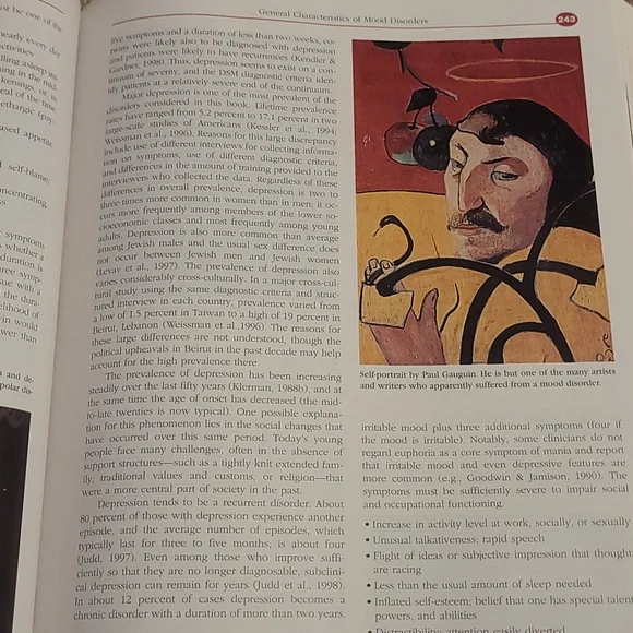 Abnormal Psychology 8th Edition copyright 2001 - Picture 8 of 9